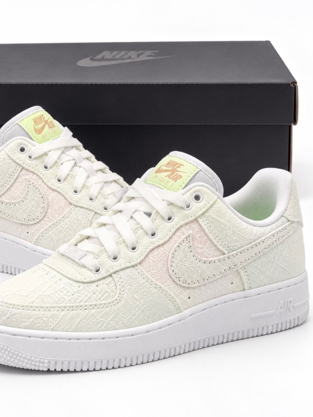 Brand-new Nike Women’s Air Force 1 ’07 Premium “Pastel Reveal” sneakers in Women